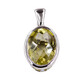 Ouro Verde Quartz Silver Pendant