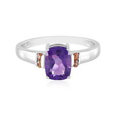 Siberian Amethyst Silver Ring