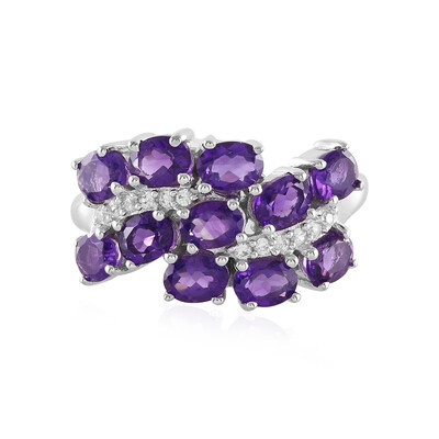 Amethyst Silver Ring