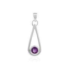 Siberian Amethyst Silver Pendant