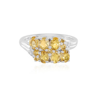 Citrine Silver Ring