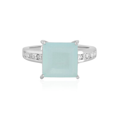 Paraiba Opal Silver Ring