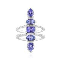 Tanzanite Silver Ring