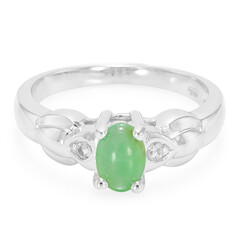 Imperial Chrysoprase Silver Ring