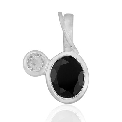 Black Onyx Silver Pendant