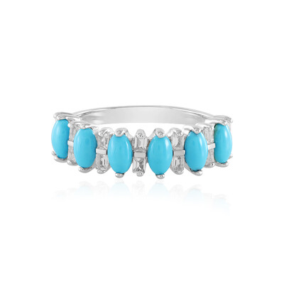 Sleeping Beauty Turquoise Silver Ring (Faszination Türkis)