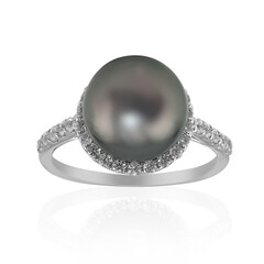 Tahitian Pearl Silver Ring (TPC)