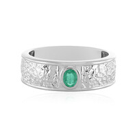 Ethiopian Emerald Silver Ring