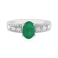 14K Brazilian Emerald Gold Ring (AMAYANI)