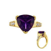 Zambian Amethyst Silver Ring