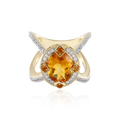 9K Madeira Citrine Gold Ring (SUHANA)