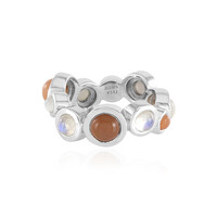 Chocolate Moonstone Silver Ring (KM by Juwelo)