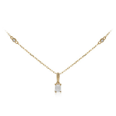 14K SI1 (H) Diamond Gold Necklace (CIRARI)