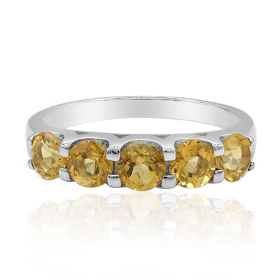 Citrine Silver Ring