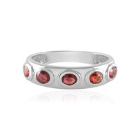 Tanzanian Ruby Silver Ring