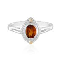 Madeira Citrine Silver Ring (Granulieren)