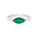 Green Onyx Silver Ring