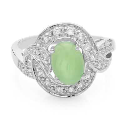 Imperial Chrysoprase Silver Ring