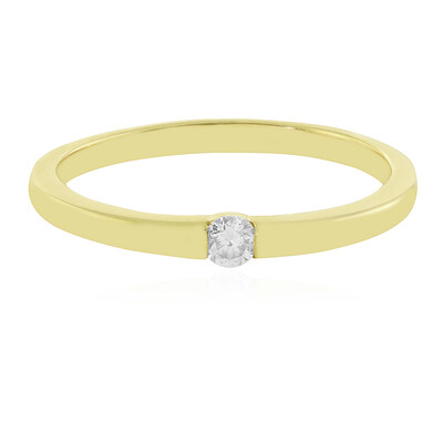 9K I4 (J) Diamond Gold Ring