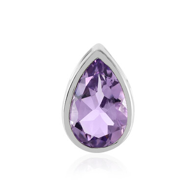 Rose de France Amethyst Silver Pendant