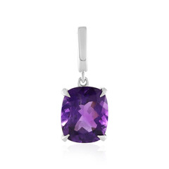 Amethyst Silver Pendant