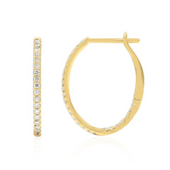 18K I1 (H) Diamond Gold Earrings (CIRARI)