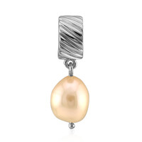 Peach Freshwater Pearl Silver Pendant (TPC)