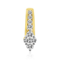 18K IF (D) Diamond Gold Pendant