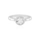 White Topaz Silver Ring