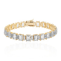 White Topaz Silver Bracelet