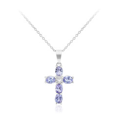 Tanzanite Silver Necklace