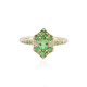 9K Tanzanian Tsavorite Gold Ring