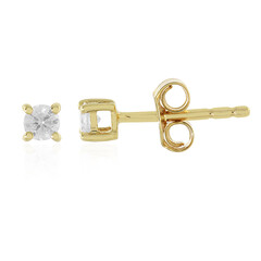 9K I4 (J) Diamond Gold Earrings