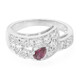 Brazilian Rhodolite Silver Ring