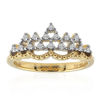 9K SI1 (G) Diamond Gold Ring (Annette)