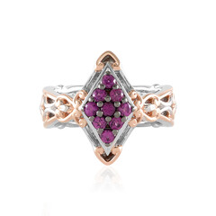 Rhodolite Silver Ring (Gems en Vogue)