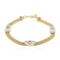 I2 (I) Diamond Silver Bracelet