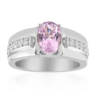 Kunzite Silver Ring