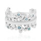 London Blue Topaz Silver Ring (MONOSONO COLLECTION)