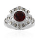 Mozambique Garnet Silver Ring (Annette classic)