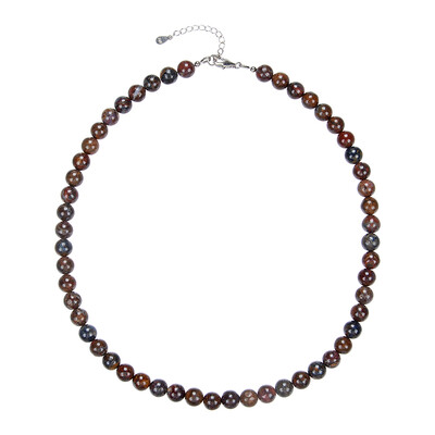 Pietersite Silver Necklace