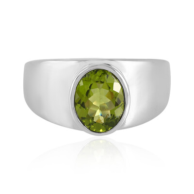 Arizona Peridot Silver Ring