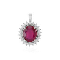 Madagascar Ruby Silver Pendant