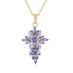 Tanzanite Silver Necklace