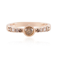 9K I2 Champagne Diamond Gold Ring (KM by Juwelo)