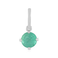 Brazilian Emerald Platinum Pendant