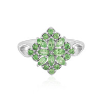 Tsavorite Silver Ring