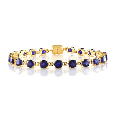 Blue Sapphire Silver Bracelet