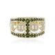 9K Brazilian Green Tourmaline Gold Ring (de Melo)