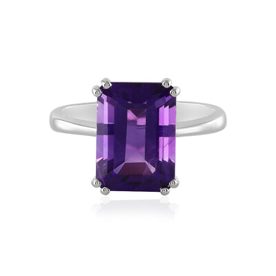 Siberian Amethyst Silver Ring